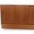 Low Mid-Century Danish Teak Sideboard with Sliding Door For Sale - Image 4 of 10