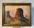 An eye catching recreation of an American Southwest landscape is captured in this exquisitely executed original oil signed...