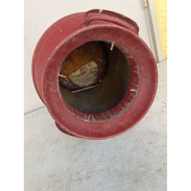 Farmhouse Vintage Red Farmhouse Style Milk Can Umbrella Stand For Sale - Image 3 of 7