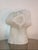 Spectacular and rare Osso table lamp from Mazzega. Italy, 1970. Made entirely of milky white Murano glass. Iceberg effect....