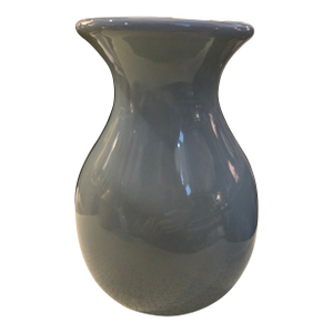 Vintage Chicago Harris Aqua Blue Potteries Vase