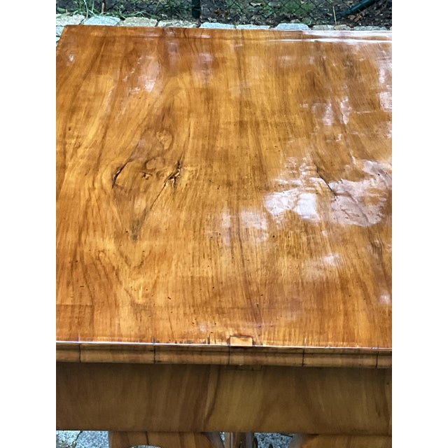 Biedermeier Lyra Writing Desk in Cherrywood, 1830 For Sale - Image 9 of 18
