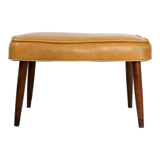 Mid-Century Footstool or Ottoman For Sale