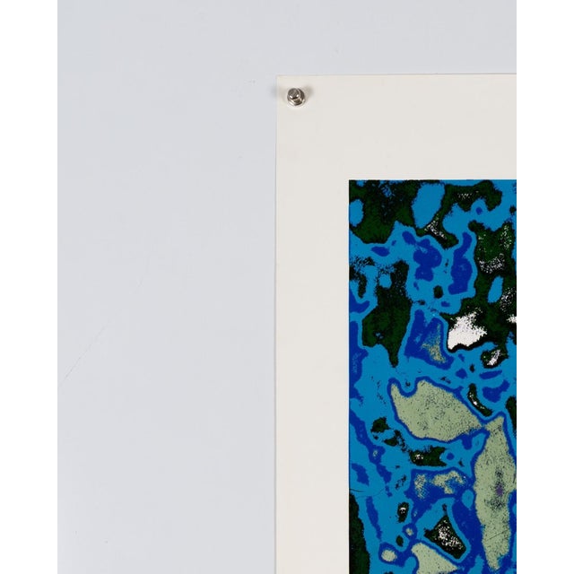 Paper Air France Israel Travel Poster by Raymond Pagès, 1971 For Sale - Image 7 of 10