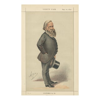 Vanity Fair, Statesmen No. 63, 1870, Paper For Sale