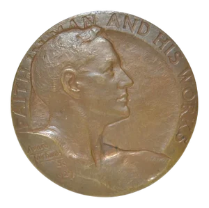 National Bank of Portland Oregon Bronze Medal by Avard Fairbanks c.1929