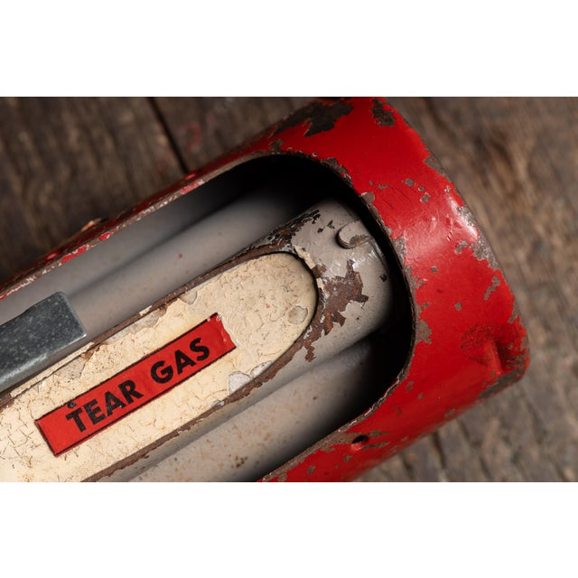 Metal Vintage Cutaway Military Vapor Canister For Sale - Image 7 of 8