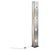 Vintage 4-Light Floor Lamp in Brushed Steel, Italy, 1970s For Sale - Image 10 of 10