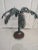 Dark Green Vintage Large Metal Tole Decorative Palm Tree Statue Figure Room Decor For Sale - Image 8 of 10