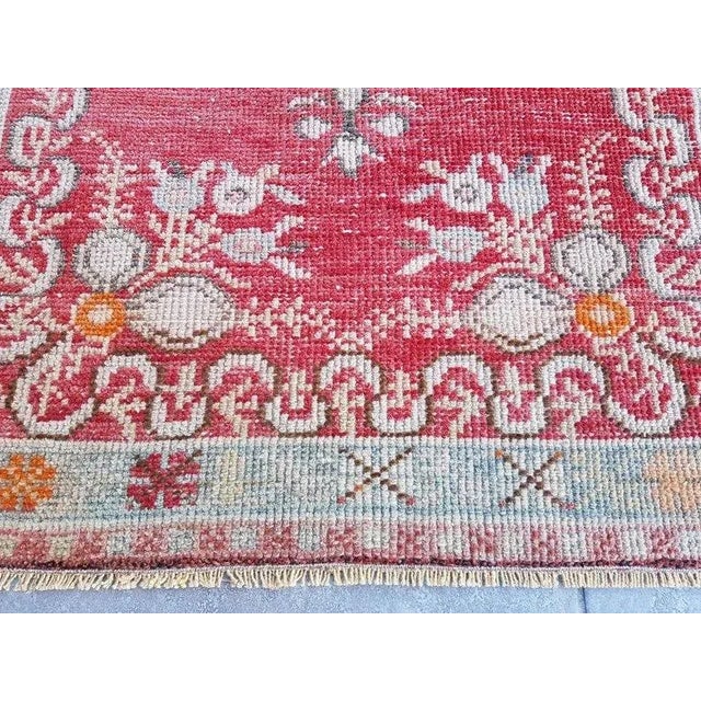 Art Deco 1960s Vintage Bohemian Wool Carpet For Sale - Image 3 of 11