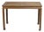 40" Long Elm Square-Corner Table For Sale