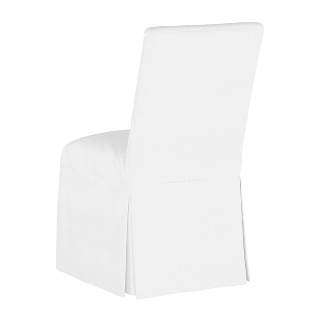Not Yet Made - Made To Order Rachel Ashwell x Cloth & Co Slipcover Dining Chair in White Twill For Sale - Image 5 of 7