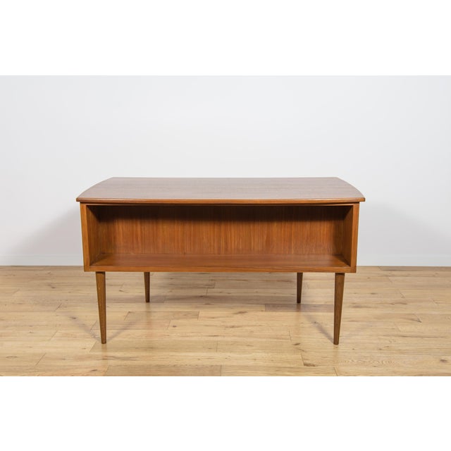 1960s Mid-Century Modern Teak Desk from Edmund Jorgensen, Denmark, 1960s For Sale - Image 5 of 18
