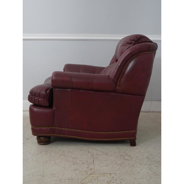 Traditional Hancock & Moore Leather Armchair For Sale - Image 3 of 18
