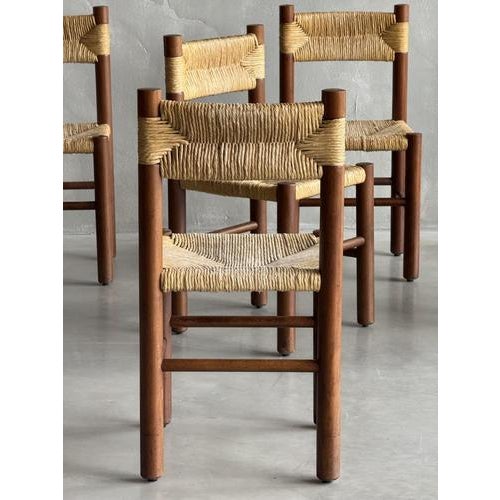 Chairs in the style of Charlotte Perriand, 1970s, Set of 8 For Sale - Image 3 of 11