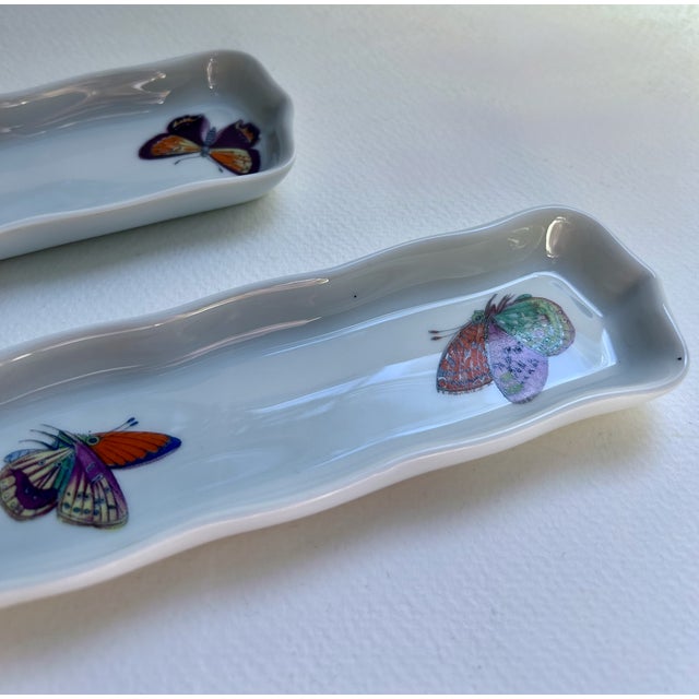Pair of Limoges Chinoiserie White Porcelain Trays by Andre Prevot For Sale - Image 13 of 18