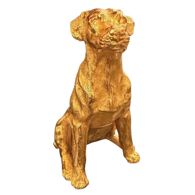 Gilt Bronze Labrador Retriever For Sale - Image 4 of 15