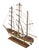 Wood Vintage Model Ocean Ship Galleon Frigate For Sale - Image 7 of 7