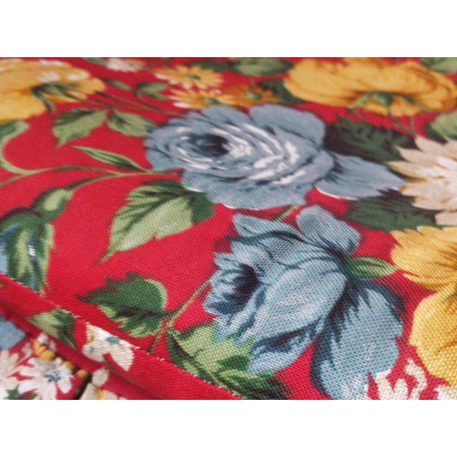 Wood Rattan & Iron Skirted Chair with Hairpin Legs, 1960s For Sale - Image 7 of 12