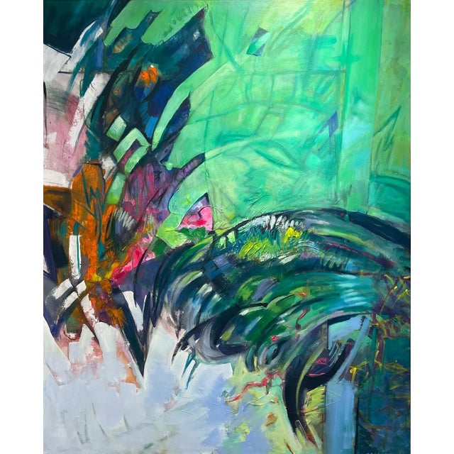 Painting Title - Deep Fake Original Painting. Acrylic on canvas. Wrap edges. No need to frame. Ready to hang. Artist -...