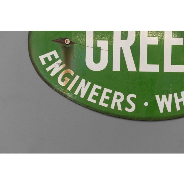 1900 - 1909 Antique Green Sign, 1900 For Sale - Image 5 of 6