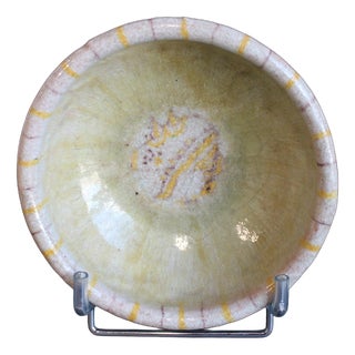 Vintage Italian Decorative Ceramic Bowl by Guido Gambone, 1950s For Sale