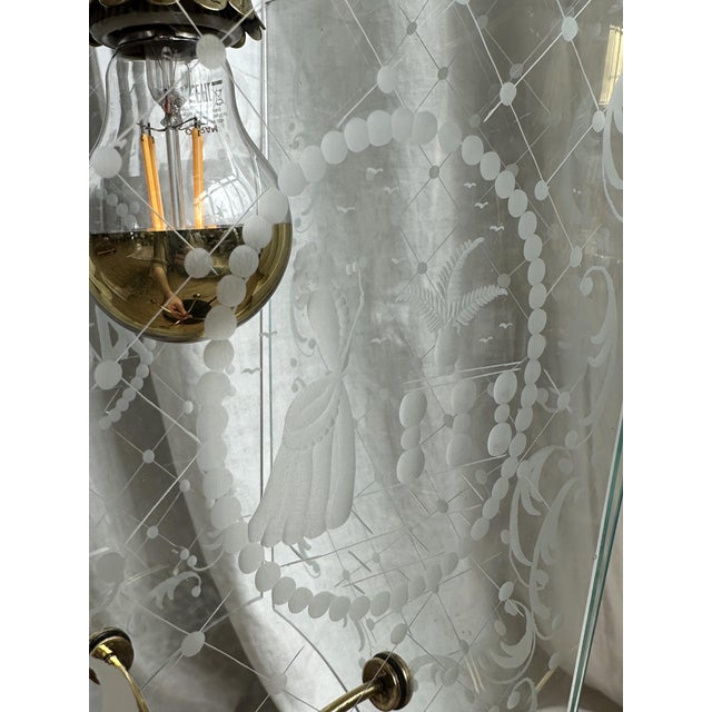 Glass Lantern Pendant by Pietro Chiesa for Fontana Arte, 1950s For Sale - Image 11 of 18
