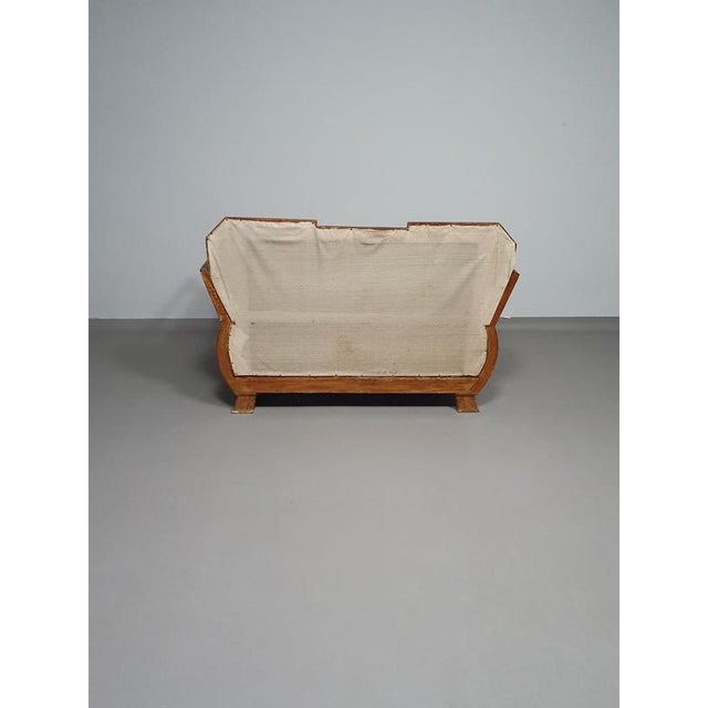 Textile Small Vintage Sofa, 1930s For Sale - Image 7 of 17