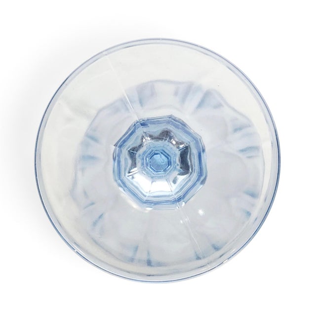 Mid 20th Century Libbey Gibraltar Misty Blue DuraTuff Goblets Set of 7 For Sale - Image 15 of 15