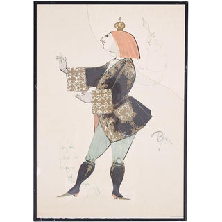 Bjørn Wiinblad, 1980s, Lithographic Print, Framed For Sale