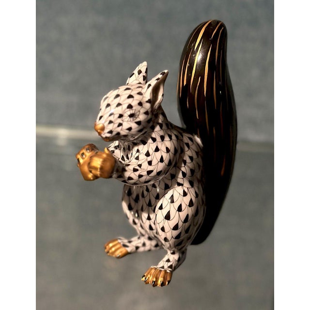 Modern Set of Four Herend Hungary Porcelain Animal Figurines For Sale - Image 3 of 6