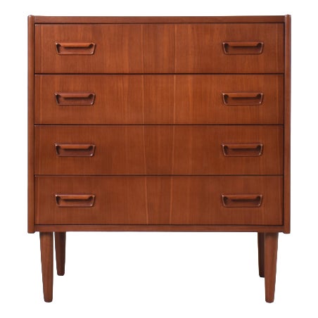 Mid-Century Modern Danish Teak Chest of Drawers, 1960s For Sale
