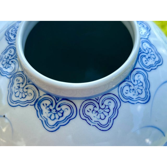 Ceramic Chinese Export Cherry Blossom Vase For Sale - Image 7 of 8