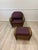 Wood French Vintage Wicker Armchair With Ottoman by Chez Pluie For Sale - Image 7 of 12