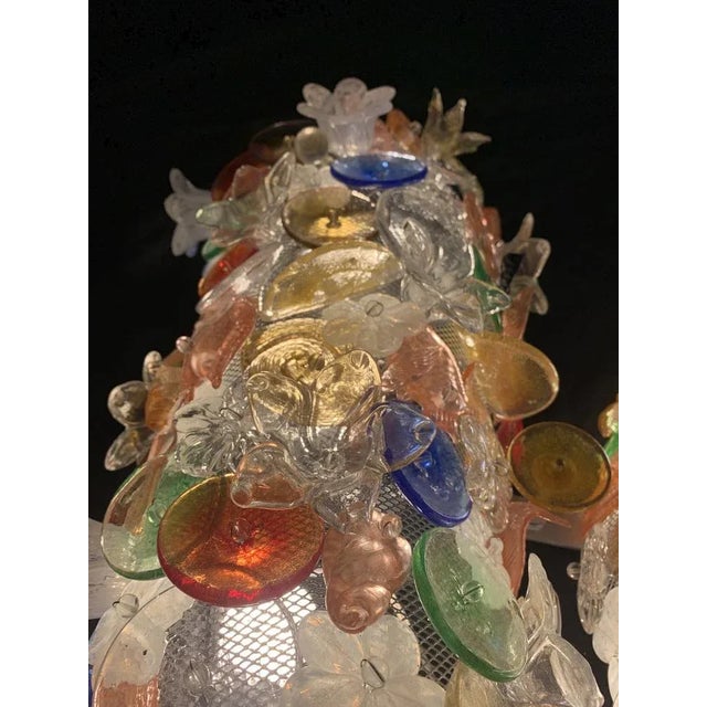Murano Glass Conchiglia Nautilus Wall Lamp, 1990s For Sale - Image 10 of 16