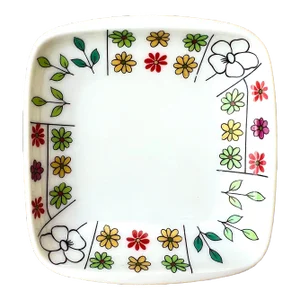 Mid 20th Century German Rosenthal Studio Line Porcelain Dish by Hans Theo Bauman & Emilio Pucci