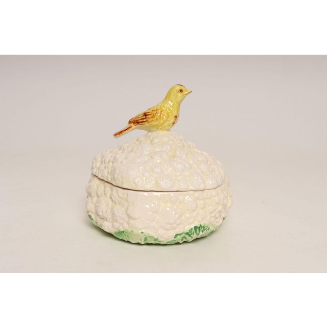 Vintage Ceramic "Caulibird" Lidded Dish / Vide Poche by Gloria Vanderbilt for Sigma Taste Setter For Sale In New York - Image 6 of 14