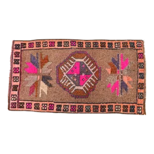 Vintage Oushak Turkey Small Rug