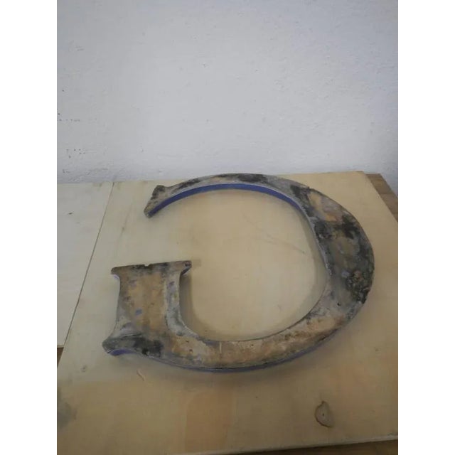 Letter G in Terracotta, 1940 For Sale - Image 4 of 8