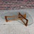 This Adrian Pearsall curved coffee table is a beautiful icon of mid-century modern design. The base is an asymmetrical X...
