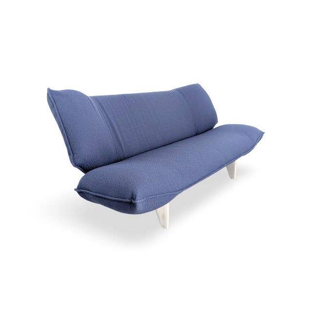 Leolux Tango Sofa in Blue Fabric from Leolux For Sale - Image 4 of 10