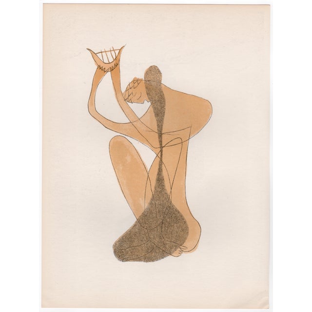 Modern Henri Laurens, Apollo and Daphne, 1952, Lithograph For Sale - Image 3 of 3