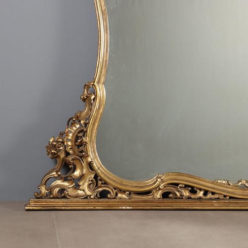 Large Rococo Style Mirror For Sale - Image 6 of 12
