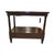 Henredon Vintage Henredon Fine Furniture Two-Tier End Table With Drawer & Brass Hardware For Sale - Image 4 of 9