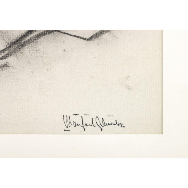 Manfred Schwartz Nude Woman Study Charcoal For Sale In New York - Image 6 of 7