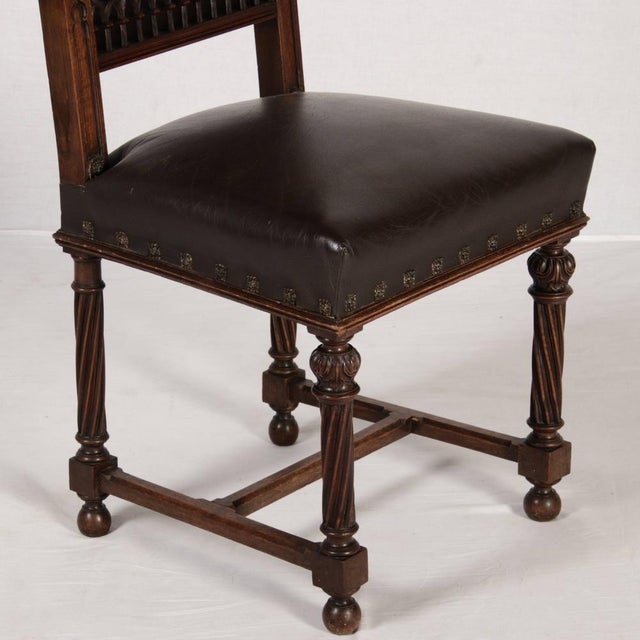 Antique Neo-Gothic Chairs, 1910, Set of 6 For Sale - Image 14 of 18