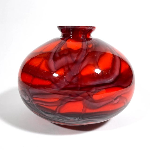 Art Deco 1920s Czech Bohemian Art Glass Vase, Kralik For Sale - Image 3 of 8