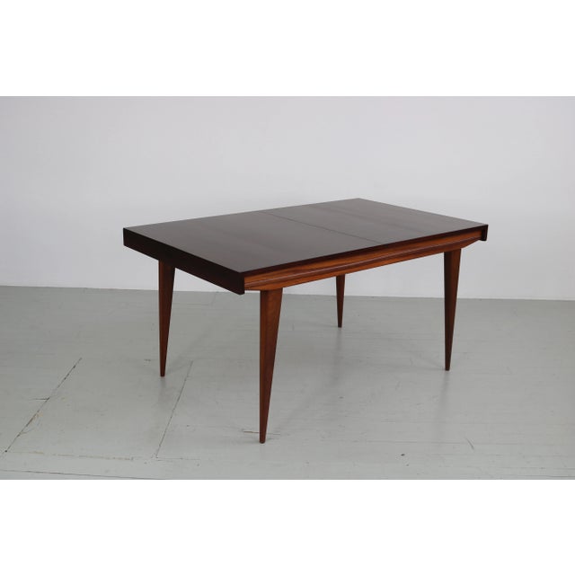 Extendable Mahogany Table by Maurice Pré, France, 1950s For Sale - Image 15 of 18