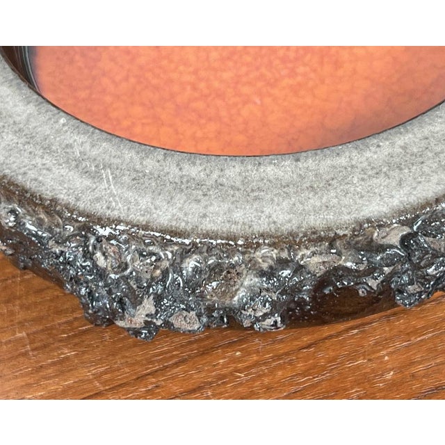 Mid-Century Modern Ceramic Fat Lava Bowl from Glit Pottery, 1960s For Sale - Image 12 of 14