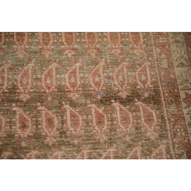 Antique Distressed Malayer Rug Runner - 3'5" x 16'5" For Sale - Image 9 of 11